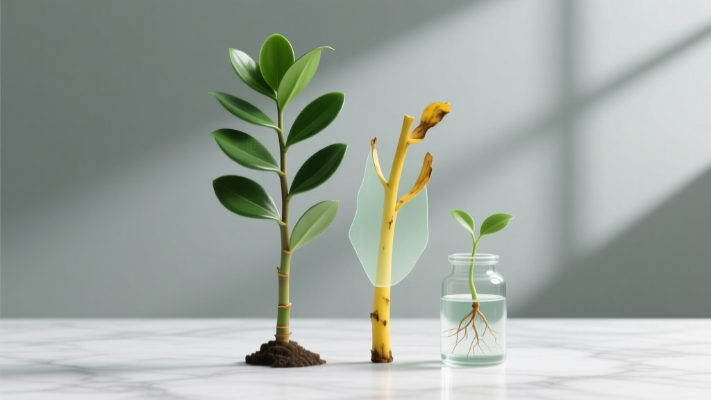 Can You Propagate a ZZ Plant Stem With Yellow Leaves? The Truth About Saving Stressed Cuttings — Plus 4 Proven Steps to Rescue & Root Them Successfully (Without Wasting Time or Soil)