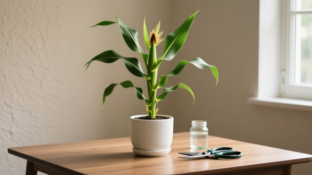 How to Grow Corn Plant Indoors Propagation Tips: 7 Realistic Steps That Actually Work (No Greenhouse Needed — Just Bright Light & Clean Shears)