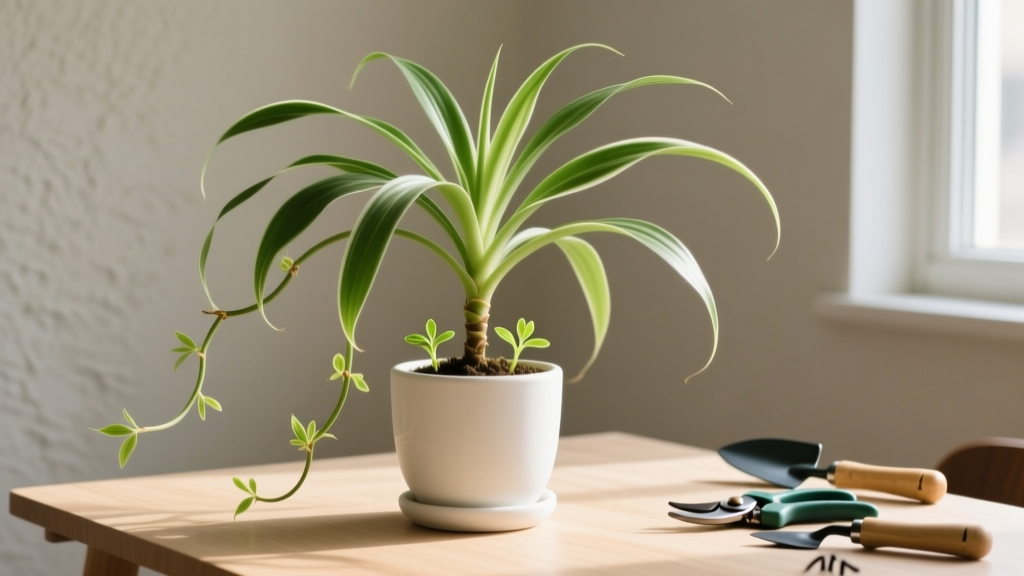 Stop Waiting for Spider Plant Babies: 5 Proven Ways to Propagate a Slow-Growing Spider Plant Without Offsets—No Patience Required, No Special Tools Needed