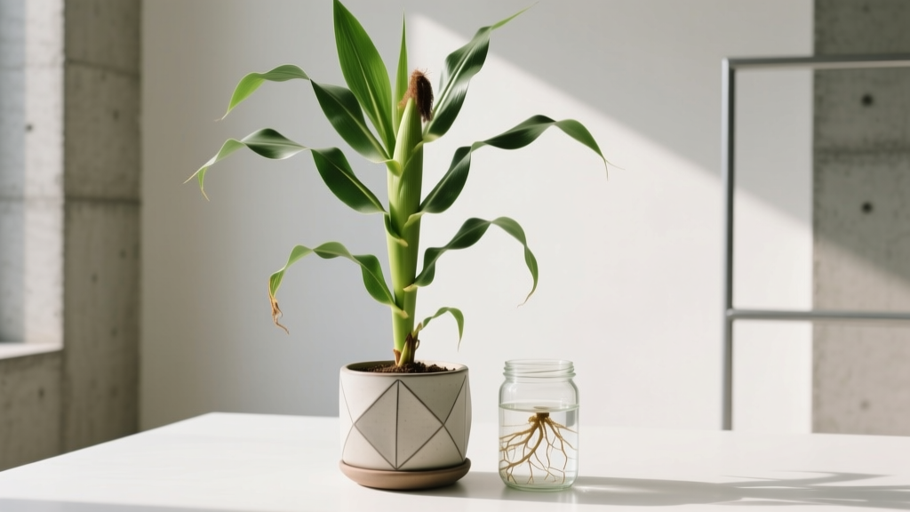 How to Transplant Indoor Corn Plant from Cuttings: The 7-Step Mistake-Proof Method That Prevents Root Rot, Leggy Growth, and Sudden Leaf Drop — Even for Beginners