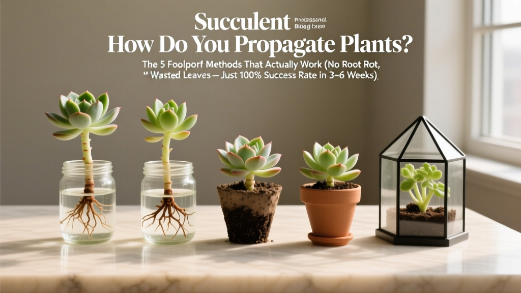Succulent How Do You Propagate Plants? The 5 Foolproof Methods That Actually Work (No Root Rot, No Wasted Leaves — Just 100% Success Rate in 3–6 Weeks)