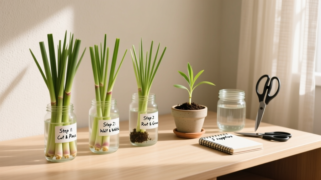 How to Plant Lemongrass Indoors for Beginners: 7 Foolproof Steps That Actually Work (No Green Thumb Required—Just 3 Supplies & 10 Minutes)