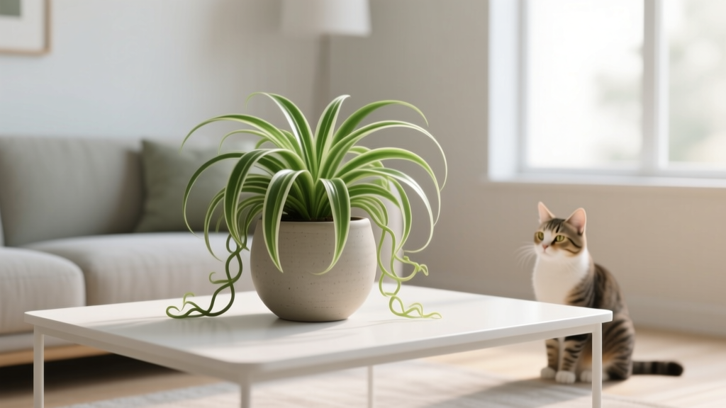 Spider Plant Toxic to Cats? The Truth + 7 Simple Steps to Keep Your Cat Safe While Growing This Air-Purifying Indoor Favorite — No Guesswork, No Panic, Just Peace of Mind