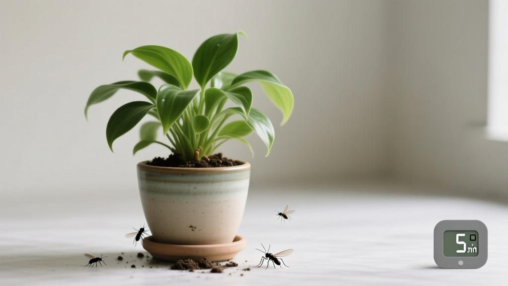 Low Maintenance How to Kill Fungus Gnats Indoor Plants: 5 Proven Methods That Take Under 5 Minutes Weekly (No Sprays, No Repotting, No Stress)