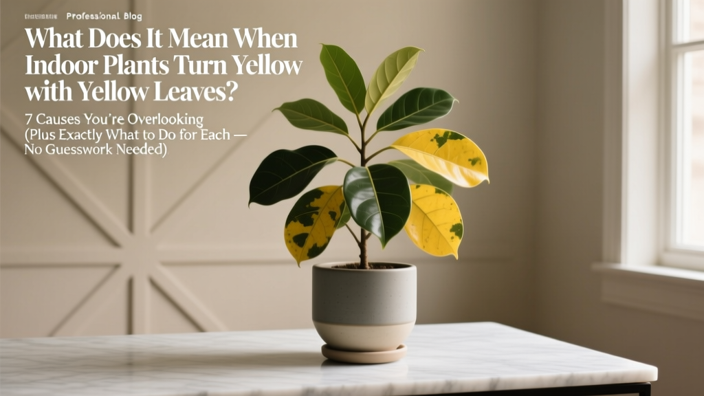 What does it mean when indoor plants turn yellow with yellow leaves? 7 Causes You’re Overlooking (Plus Exactly What to Do for Each — No Guesswork Needed)