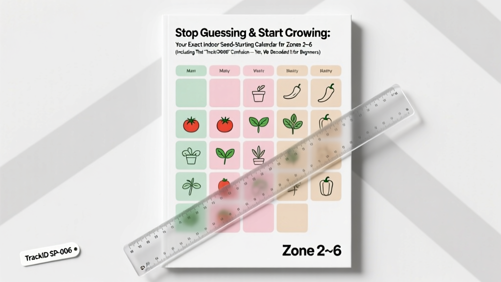 Stop Guessing & Start Growing: Your Exact Indoor Seed-Starting Calendar for Zones 2–6 (Including That 'TrackID SP-006' Confusion — Yes, We Decoded It for Beginners)