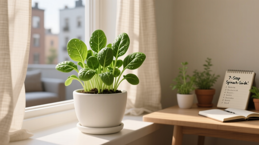 How to Grow How to Plant Spinach Seeds Indoors: The 7-Step Indoor Spinach Guide That Yields Tender Leaves in 28 Days—No Greenhouse, No Yard, Just Windowsill Success