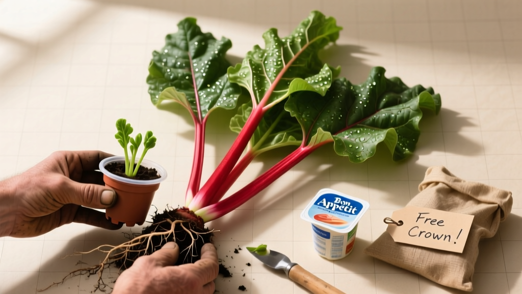 How to Propagate Rhubarb Plant Under $20: A Foolproof, Zero-Tool Dividing Method That Saves $47+ vs. Buying Crowns — Plus 3 Budget Hacks Most Gardeners Miss