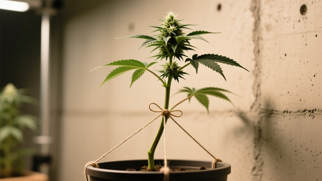 Non-Flowering How to Tie Down Indoor Marijuana Plants: The 5-Step Low-Stress Training Method That Prevents Stem Breakage, Boosts Light Penetration, and Adds 23% More Bud Sites—Without Topping or Scrogging