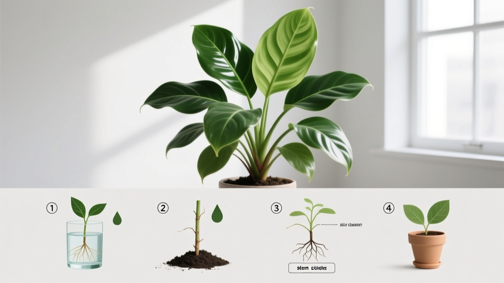 The Best How to Propagate an Aglaonema Hybrid Plant: 4 Foolproof Methods That Actually Work (No Root Rot, No Wasted Stems—Just Lush New Plants in 3–6 Weeks)