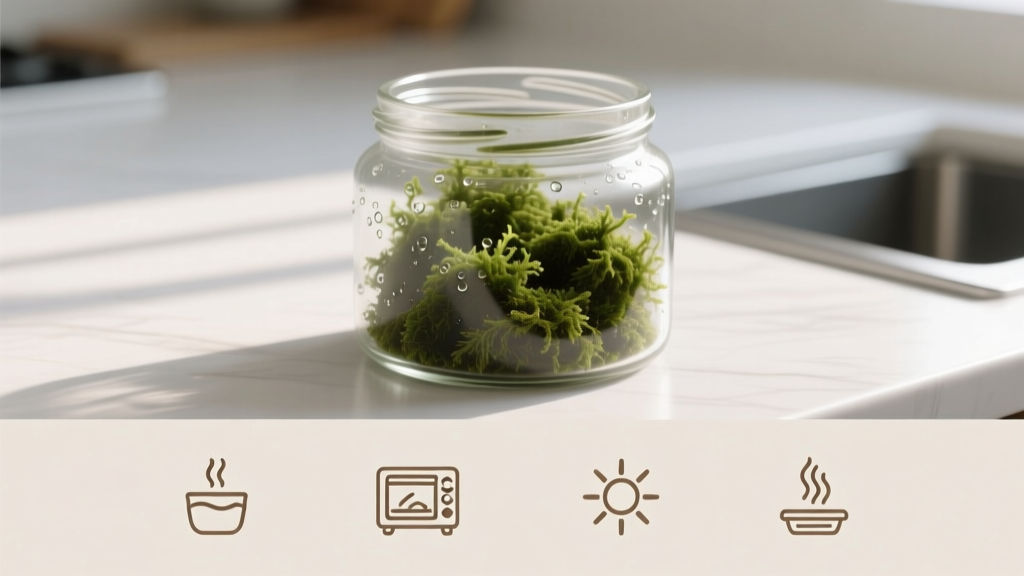 How to Sterilize Sphagnum Moss for Indoor Plants Under $20: 4 Foolproof Methods That Actually Kill Fungal Spores & Pest Eggs (No Microwave Guesswork or $40 Autoclaves Needed)