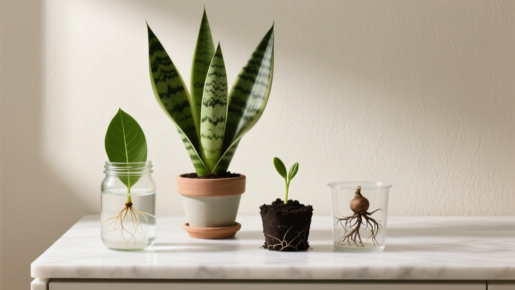 Small How to Snake Plant Propagate: The 3 Foolproof Methods That Actually Work (No Rot, No Guesswork—Just 100% Success in 4–6 Weeks)