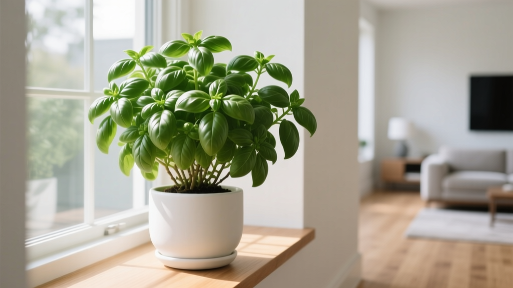 How Do I Make My Indoor Basil Plant Bushier? 7 Science-Backed Pruning & Care Moves That Double Leaf Yield in 10 Days (No More Leggy, Sparse Plants!)