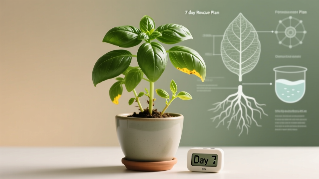 Why Your Outdoor Basil Keeps Dying Indoors (and Exactly How to Fix It in 7 Days): A Science-Backed, Step-by-Step Rescue Plan for Sun-Starved, Overwatered, or Leggy Plants