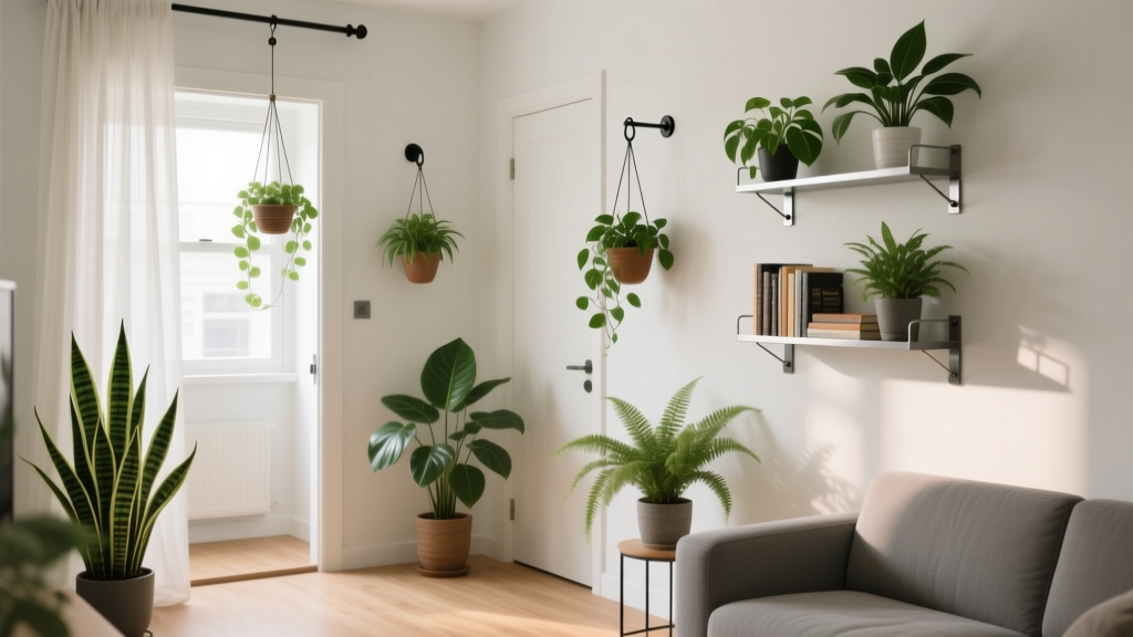 How to Hang Indoor Plants in a Rent House in Low Light: 7 Damage-Free, No-Drill Hacks That Actually Work (Even for Blackout Apartments)