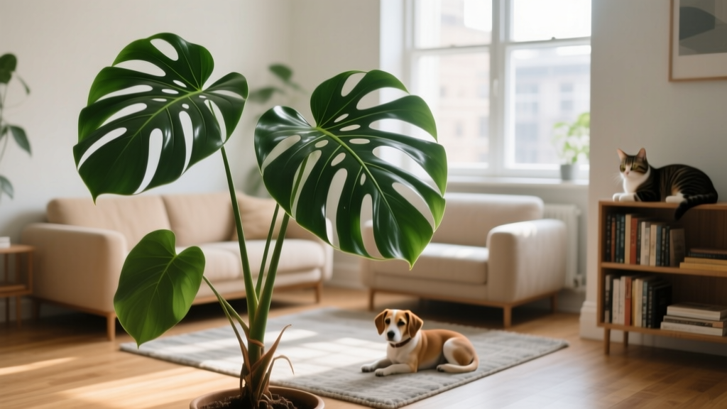 Pet Friendly Is Monstera a Low Light Plant? The Truth About Its Toxicity, Light Needs, and Realistic Care for Homes With Dogs & Cats — What Every Pet Owner Gets Wrong (and How to Keep Both Plants & Pets Thriving)