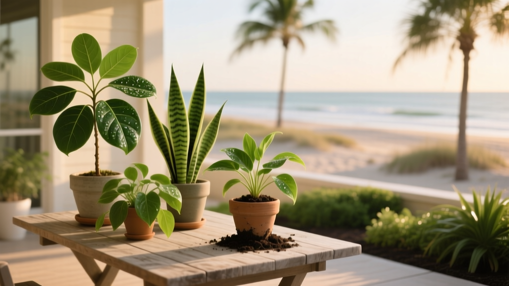 Can Low-Maintenance Indoor Plants Survive Outdoors in Myrtle Beach, SC? The Truth About Zone 8b Transitions — What Thrives, What Fails, and Exactly When to Move Them (Without Killing Your Favorites)