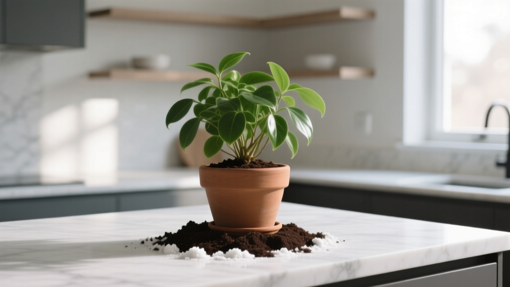 Why Is My Indoor Plant Soil White? The Truth About That Powdery Crust—and Exactly How Your Watering Schedule Is Making It Worse (Plus the 3-Step Fix That Restores Healthy Soil in 7 Days)