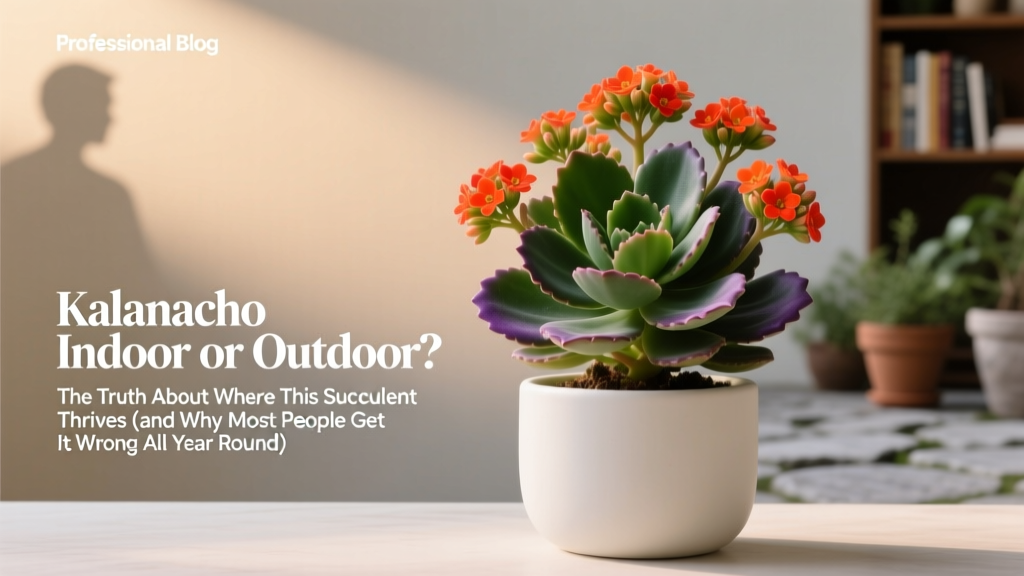 Kalanchoe Indoor or Outdoor? The Truth About Where This Succulent Thrives (and Why Most People Get It Wrong All Year Round)
