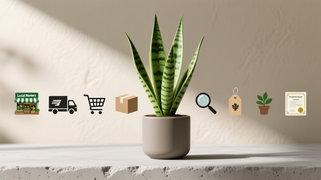 Where to Buy Snake Plant Indoor (2026)