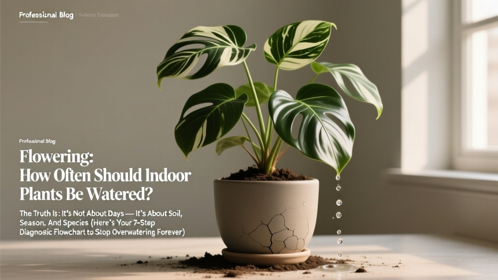 Flowering How Often Should Indoor Plants Be Watered? The Truth Is: It’s Not About Days — It’s About Soil, Season, and Species (Here’s Your 7-Step Diagnostic Flowchart to Stop Overwatering Forever)