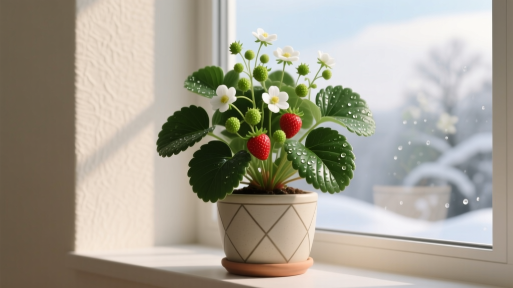 Flowering Can You Keep A Strawberry Plant Indoors All Winter? Yes—But Only If You Nail These 7 Non-Negotiables (Most Fail at #3)