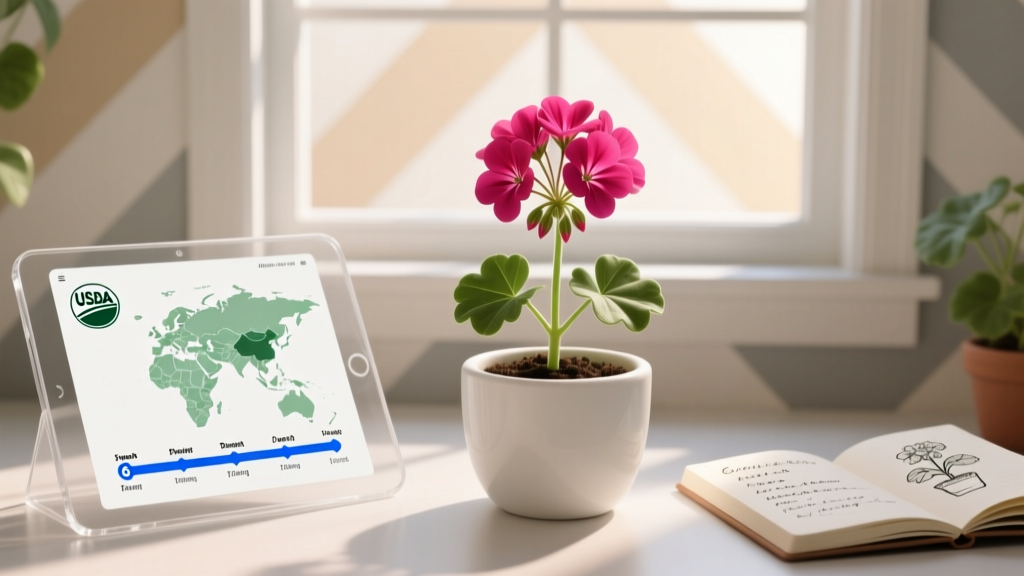 Stop Guessing: The Exact 6-Week Indoor Geranium Seed Planting Window (Backed by USDA Zone Data + 3 Real-Garden Case Studies)