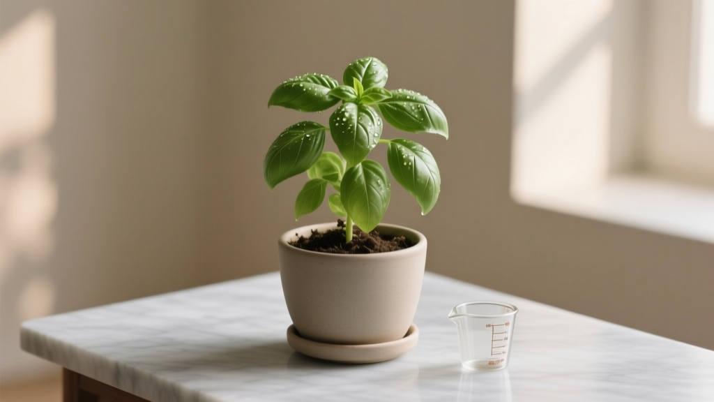 The Basil Watering Paradox: Why 'Easy Care' Indoor Basil Plants Die in 7 Days (and Exactly How Often You *Should* Water Them—Based on Soil, Light & Pot Size)