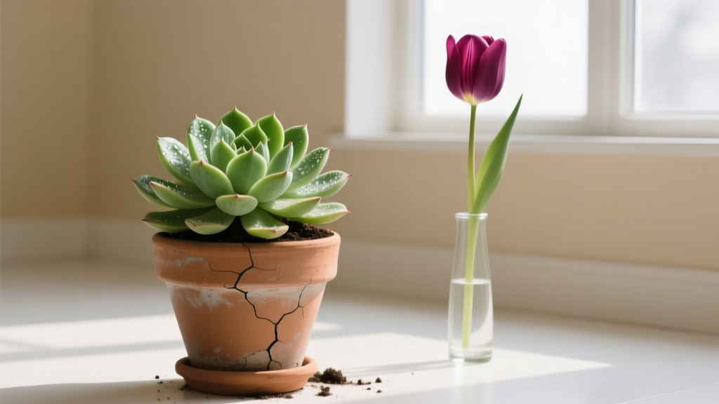 Stop Trying to Plant 'Indoor Tulips Outside' — Here’s Why That Phrase Is Botanically Impossible (and Exactly What to Do Instead with Your Succulents & Real Tulips)
