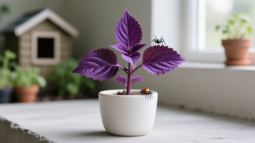 How to Propagate Perilla Plant Pest Control: The 5-Step System That Stops Aphids & Spider Mites Before They Spread — No Pesticides, No Propagation Failures, Just Thriving Purple Shiso Every Time