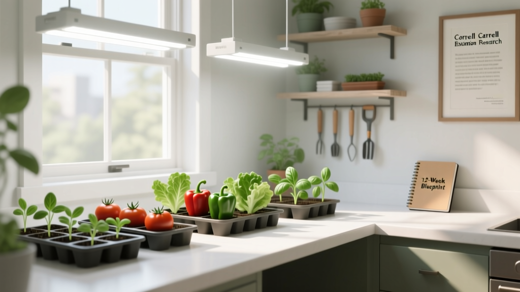 What Vegetable Plants Should Be Started Indoors? The 12-Week Indoor Seed-Starting Blueprint That Cuts Transplant Shock by 70% (Backed by Cornell Extension Data)