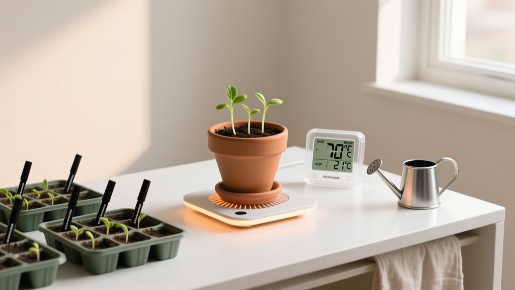 Can a heating pad be used when planting seeds indoors repotting guide? Yes — but only if you avoid these 5 critical thermal mistakes that kill 68% of seedlings before true leaves emerge (backed by Cornell Extension trials)