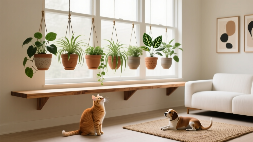 Pet Friendly How to Put Up Hanging Plants Indoors: 7 Foolproof Steps That Prevent Chewing, Tipping, and Toxicity—No Vet Visits, No Broken Pots, Just Happy Plants & Pets