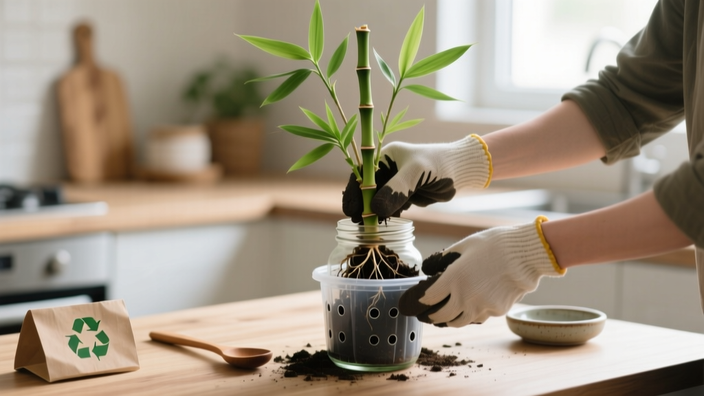 How to Transplant Indoor Bamboo Plant Under $20: A Step-by-Step, Zero-Waste Guide That Saves Your Plant *and* Your Wallet (No Expensive Pots, Soil, or Tools Required)
