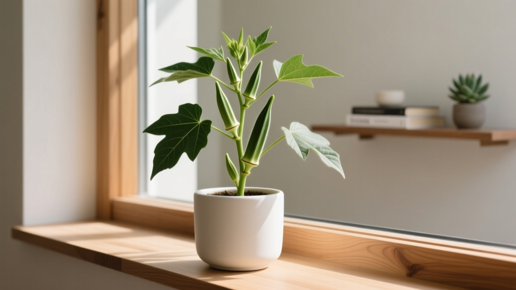 Stop Wasting Time & Seeds: The Exact Low-Maintenance When to Plant Okra Indoors (No Greenhouse, No Grow Lights Required — Just Smart Timing & 3 Simple Steps)