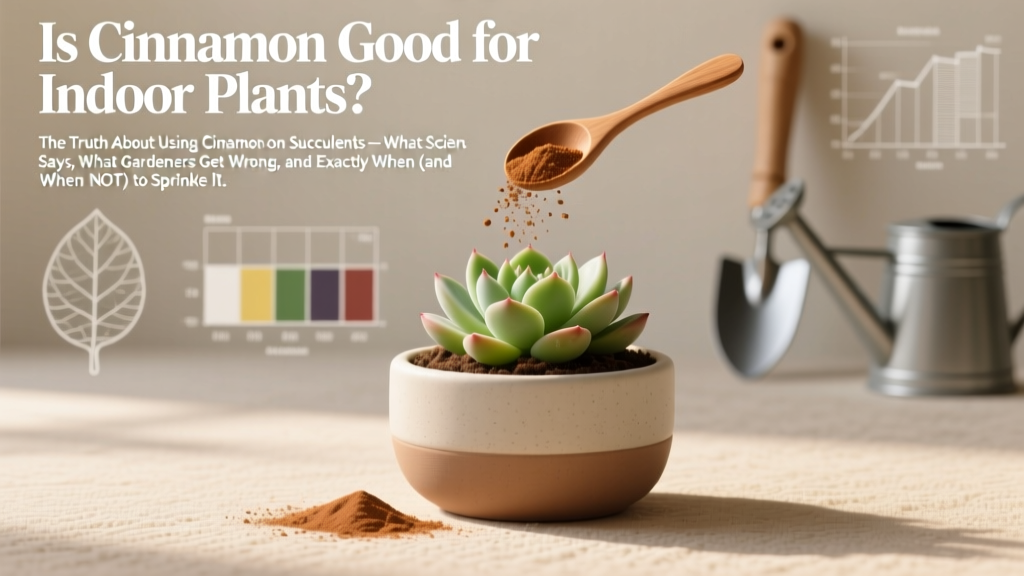 Is Cinnamon Good for Indoor Plants? The Truth About Using Cinnamon on Succulents — What Science Says, What Gardeners Get Wrong, and Exactly When (and When NOT) to Sprinkle It