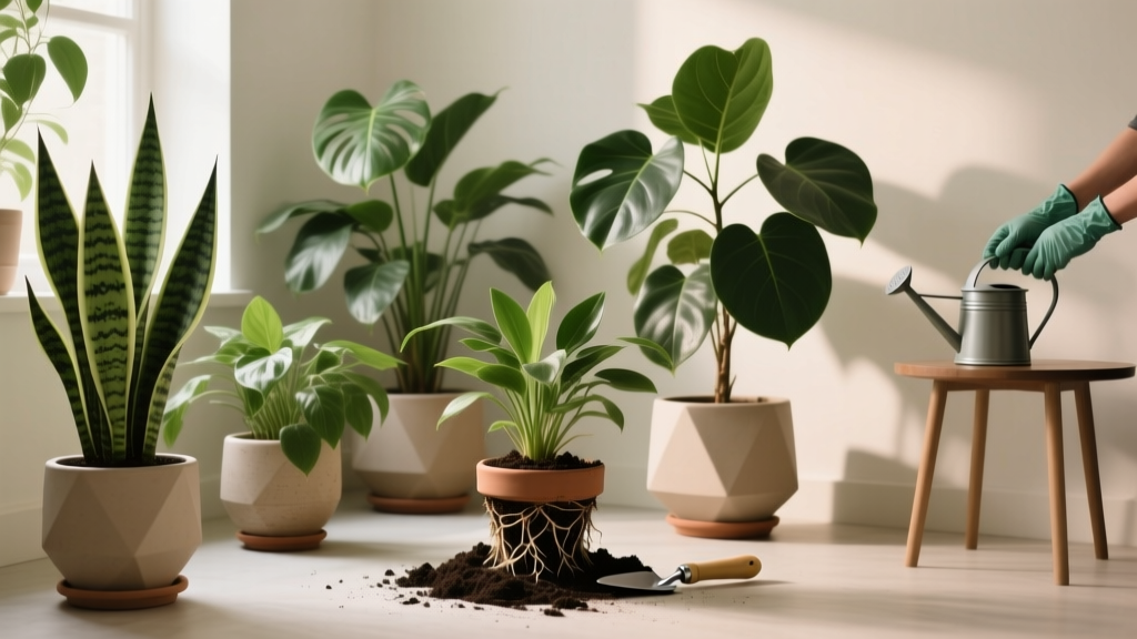 What Large Indoor Plants Don’t Need Sunlight: A Stress-Free Repotting Guide for Low-Light Homes — Skip the Guesswork, Save Your Foliage, and Repot Right the First Time (Even If You’ve Killed 3 Snake Plants)