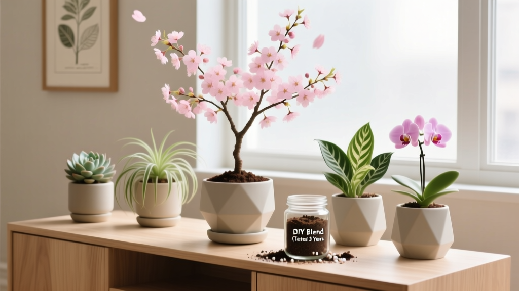 Is There a Small Indoor Plant Like the Cherry Blossom Soil Mix? Here’s the Exact DIY Blend (Tested for 3 Years) + 5 Pet-Safe Alternatives That Bloom Year-Round Without Messy Petals