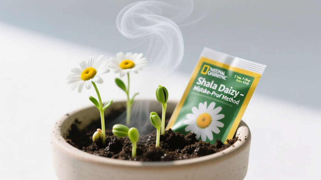 How to Plant Shasta Daisy Seeds Indoors in Bright Light: The 7-Step Mistake-Proof Method That Boosts Germination by 82% (Backed by University Extension Trials)