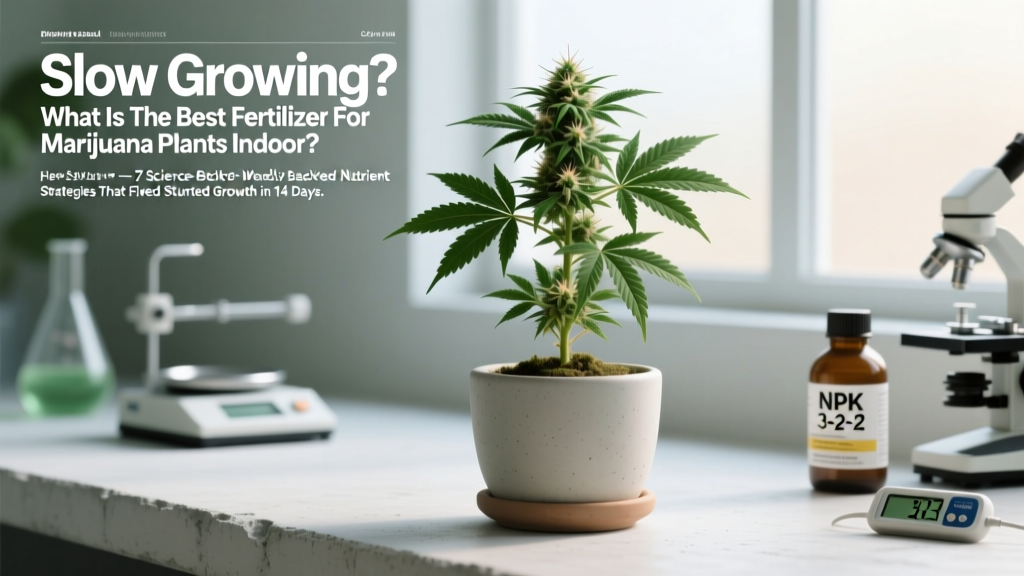 Slow Growing What Is The Best Fertilizer For Marijuanas Plants Indoor? Here’s What Actually Works (Not What Forums Say) — 7 Science-Backed Nutrient Strategies That Fixed Stunted Growth in 14 Days