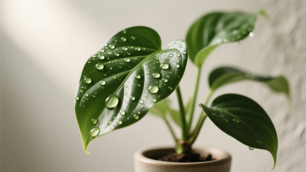 Why Do My Indoor Plants Have Water on the Leaves? The Truth About Gutttation vs. Overwatering—and How to Fix Your Watering Schedule in 4 Simple Steps (Without Killing Your Plants)