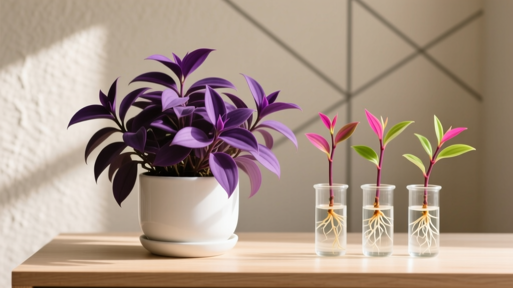 How to Propagate a Purple Passion Plant in Bright Light: The 5-Step Method That Prevents Leggy Stems, Leaf Burn, and Root Failure — Even for Beginners