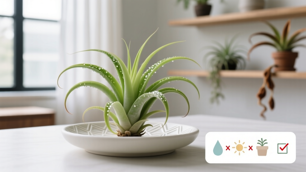 Why Your Air Plants Are Dropping Leaves Indoors — And Exactly How Long They’ll Live (Spoiler: It’s Not Months, It’s Years… If You Fix These 4 Care Mistakes)