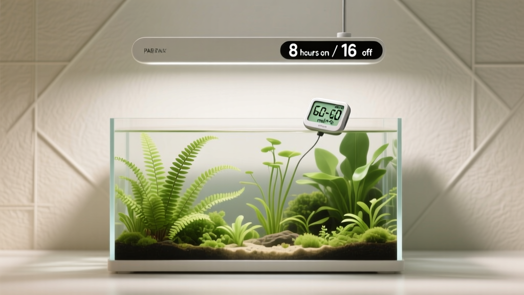 How Much Lighting for a Low-Tech Planted Aquarium? The Exact PAR Numbers, Wattage Ranges, and Timing Rules That Actually Prevent Algae — Not Just Guesswork or Old Wives’ Tales