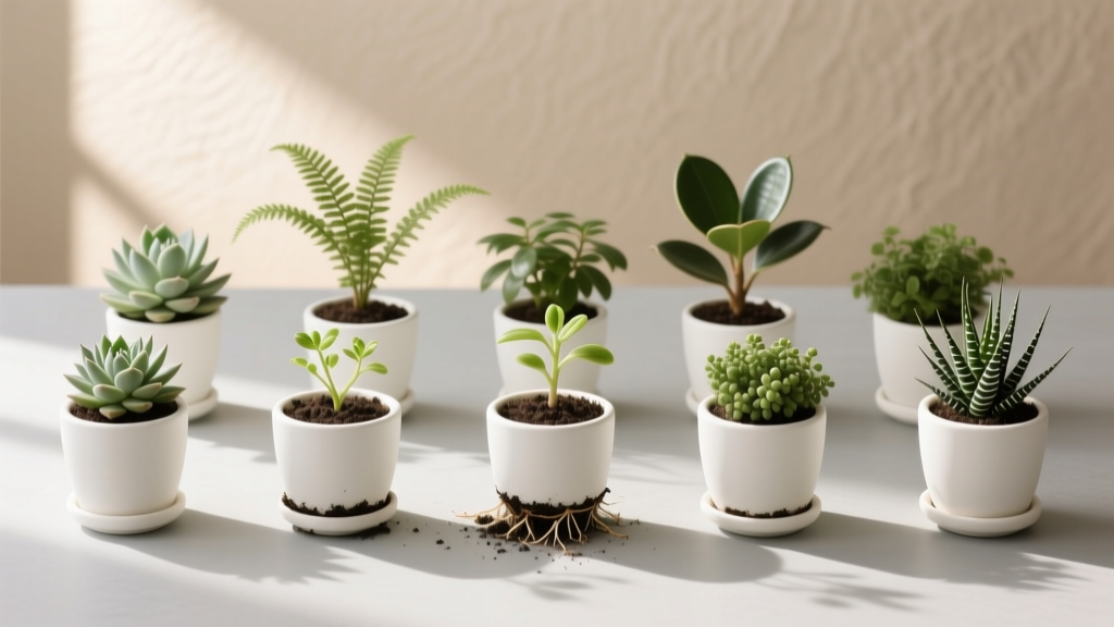 Indoor Plants from Seed with Shallow Roots