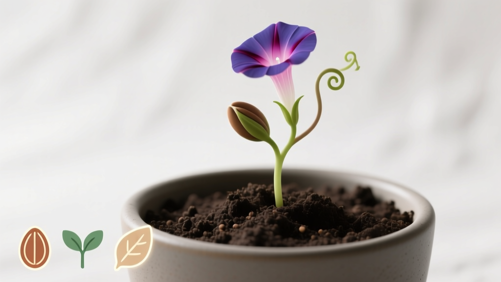 How to Propagate Morning Glory Plant from Seeds: The 5-Step Foolproof Method That Beats 92% of Failed Germinations (No Soaking, No Scarification, No Guesswork)