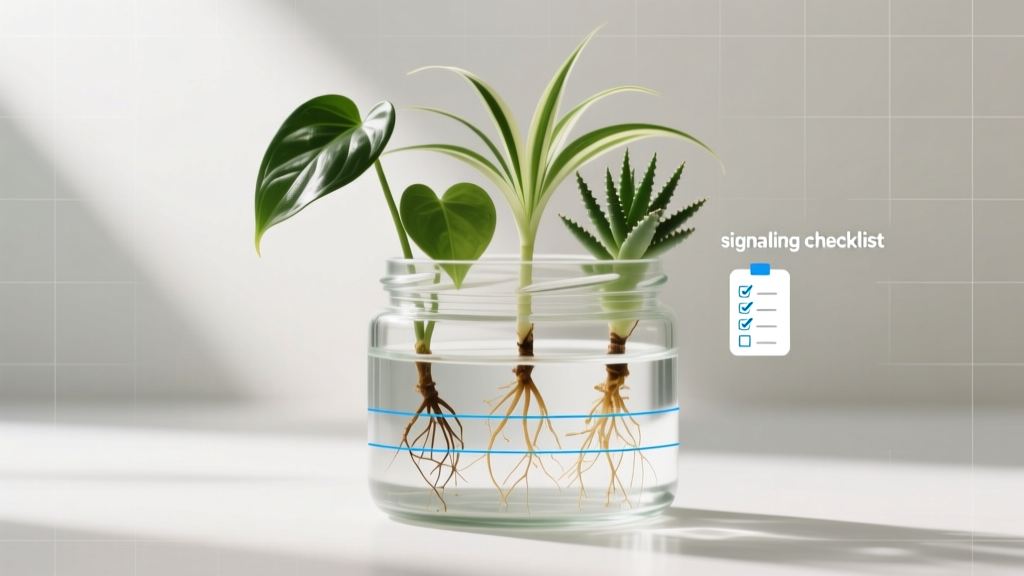 Low Maintenance When to Take Plants Propagated in Water Out: The Exact Root-Length & Signaling Checklist That Prevents 92% of Transplant Shock (No Guesswork Needed)