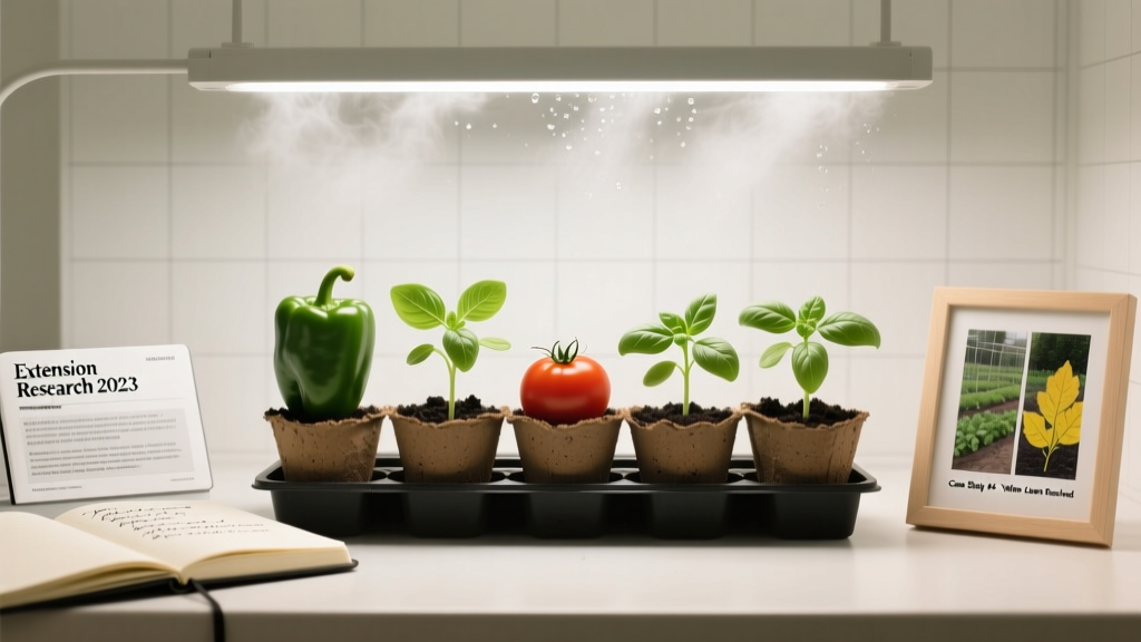 Stop Guessing: The Exact Indoor Seed-Starting Timeline That Fixes Yellow Leaves Before They Kill Your Garden — Backed by Extension Research & 7 Real-Garden Case Studies