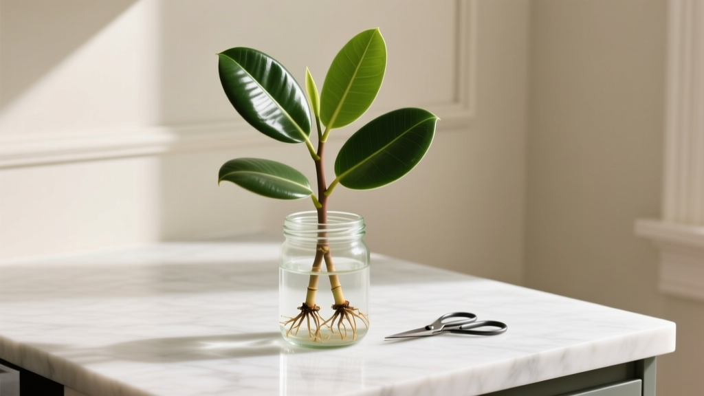 How to Propagate Mini Rubber Plant Under $20: 3 Foolproof Methods That Cost Less Than $8 Total (No Special Tools Needed — Just Scissors, a Jar, and Patience)