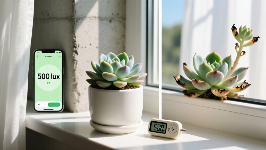Succulent How Much Lux Does Indoor Plants Need? The Truth About Light Meters, Window Realities, and Why 500 Lux Is Killing Your Echeveria (Even If Your App Says It’s 'Fine')
